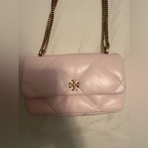 Tory Burch Pink Quilted Mini Chain Bag